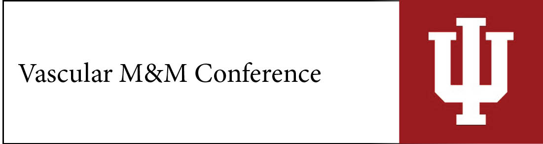 Vascular M&M Conference Banner
